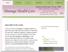 Tablet Screenshot of massagehealthcare.com